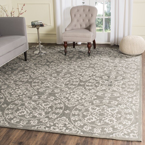 Safavieh Handmade Cedar Brook Grey/ Natural Jute Rug - 8' x 10'