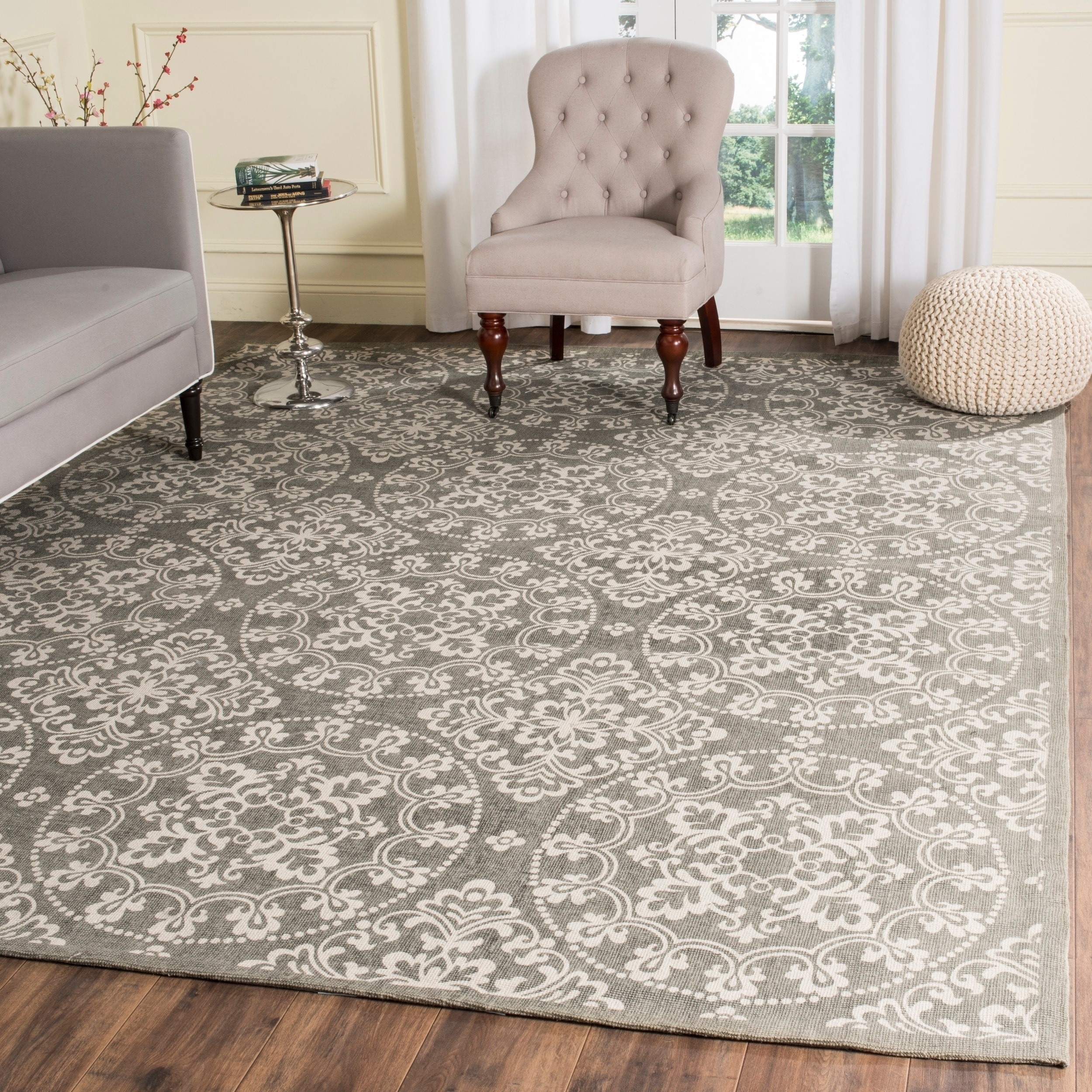 Shop Safavieh Handmade Cedar Brook Grey/ Natural Jute Rug