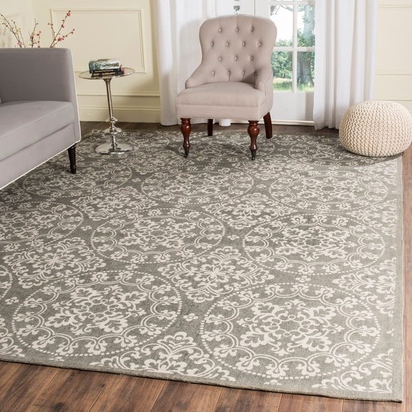 Safavieh Handmade Cedar Brook Grey/ Natural Jute Rug - 8' x 10'