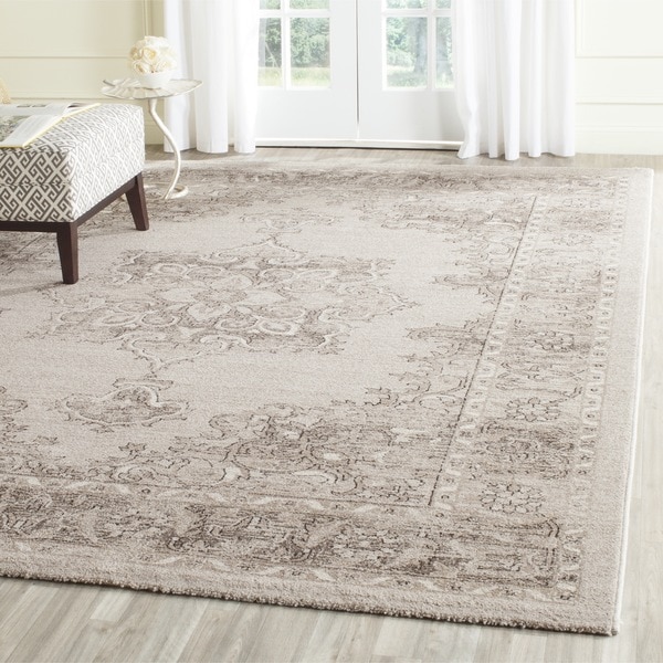 Safavieh Carmel Vintage Beige/ Brown Distressed Rug 8' x 10' Free Shipping Today Overstock