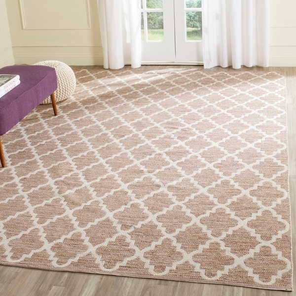 Safavieh Hand-Woven Montauk Beige/ Ivory Cotton Rug - 8' x 10'