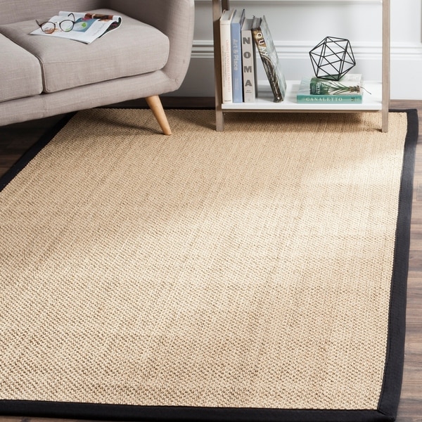 Safavieh Casual Natural Fiber Natural Maize/ Black Sisal Area Rug - 8' x 10'