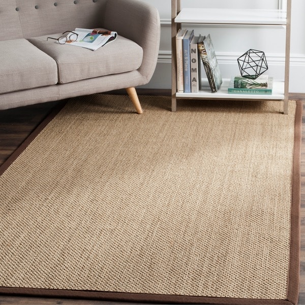 Safavieh Casual Natural Fiber Natural Maize/ Brown Sisal Area Rug (8' x 10')
