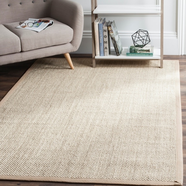 Safavieh Natural Fiber Pacific Marble/ Ivory Linen Sisal Rug - 8' x 10'