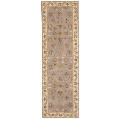 Handmade Mahal Wool Runner (India) - 2'6 x 8'