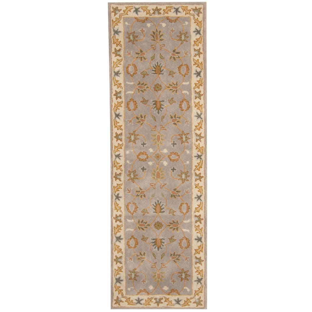 Handmade Mahal Wool Runner (India) - 2'6 x 8'