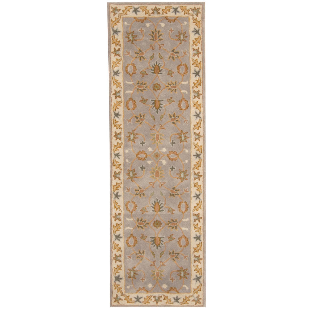 Handmade Mahal Wool Runner (India) - 2'6 x 8'