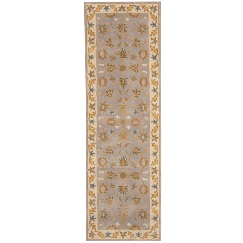 Handmade Mahal Wool Runner (India) - 2'6 x 8'