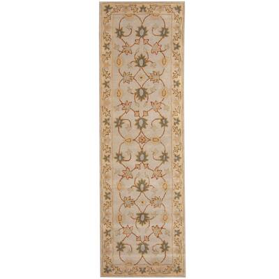 Handmade Mahal Wool Runner (India) - 2'8 x 8'1