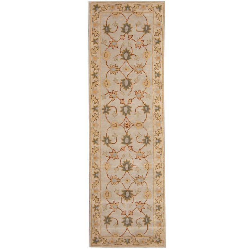 Handmade Mahal Wool Runner (India) - 2'8 x 8'1