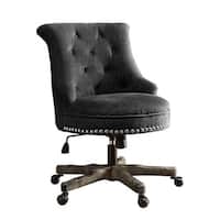 Office Chairs that Match 60" Farmhouse Executive Desk, Wood Home Office Desk, Computer Desk