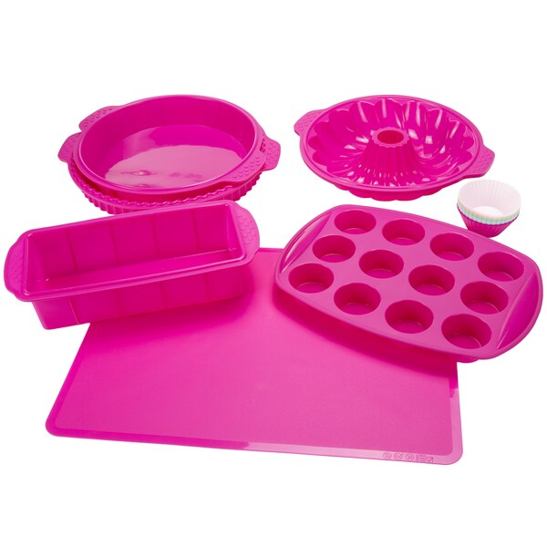 pink baking pans