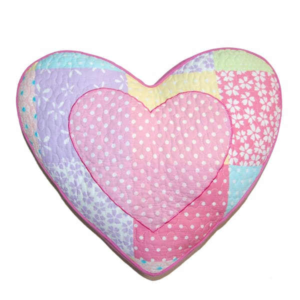 slide 2 of 3, Heart Decorative Throw Pillow