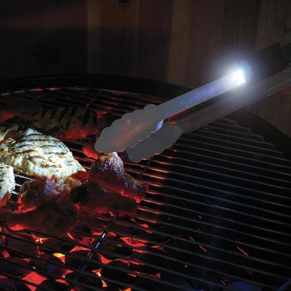 slide 2 of 4, iPM BBQ Ultimate Tongs with Grab-light