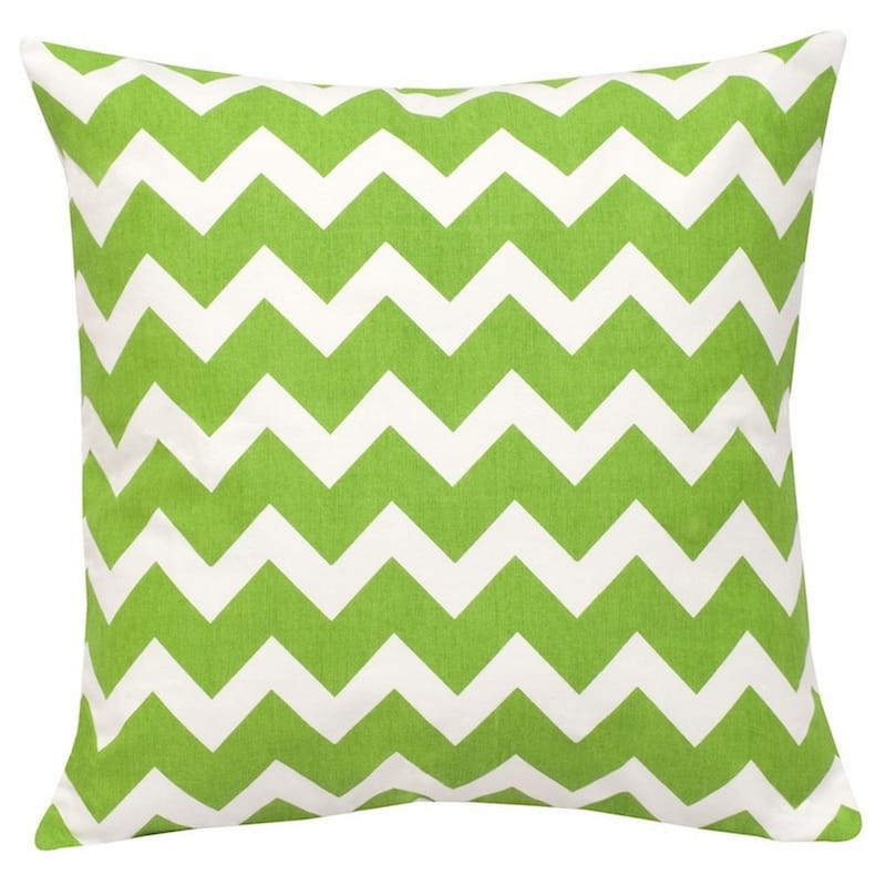 Chevron Cotton Canvas 20-inch Pillow