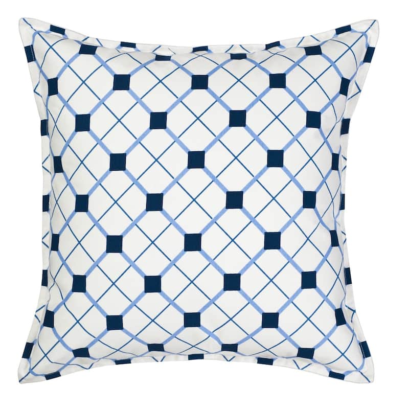 Geo Cotton Canvas 20-inch Pillow