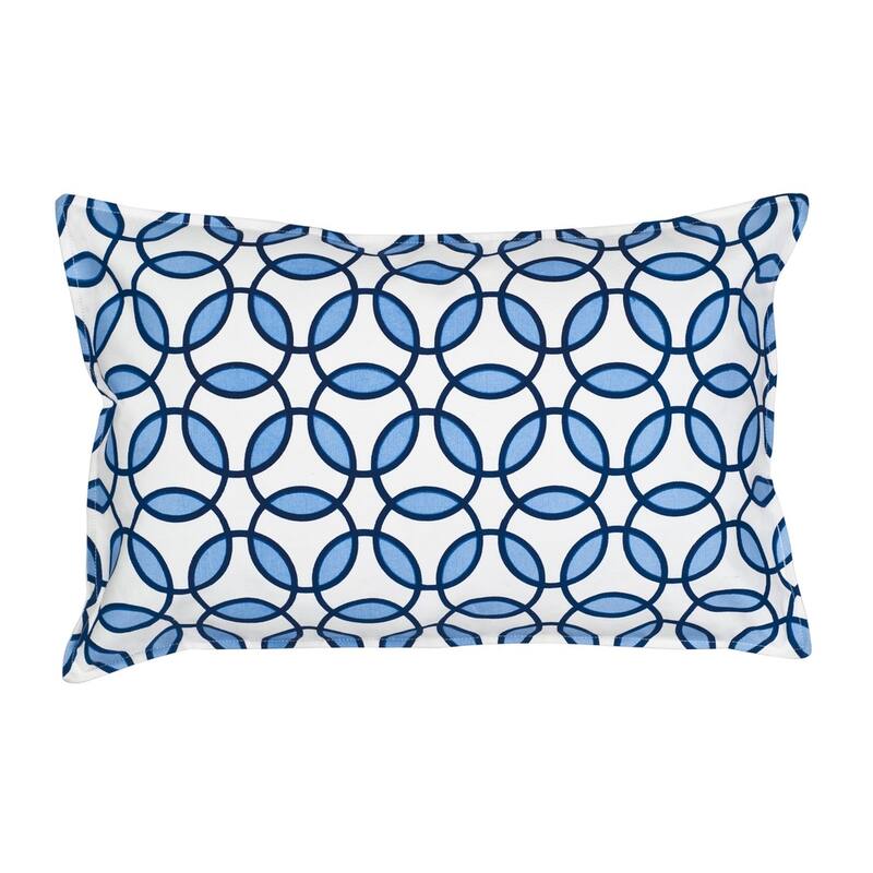 Rings Cotton Canvas 14-inch x 22-inch Pillow