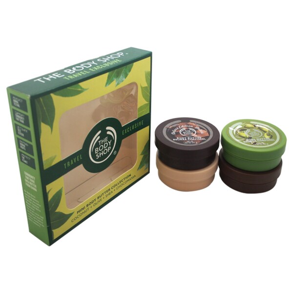 The Body Shop Mini Body Butter Collection 4piece Travel Kit Free