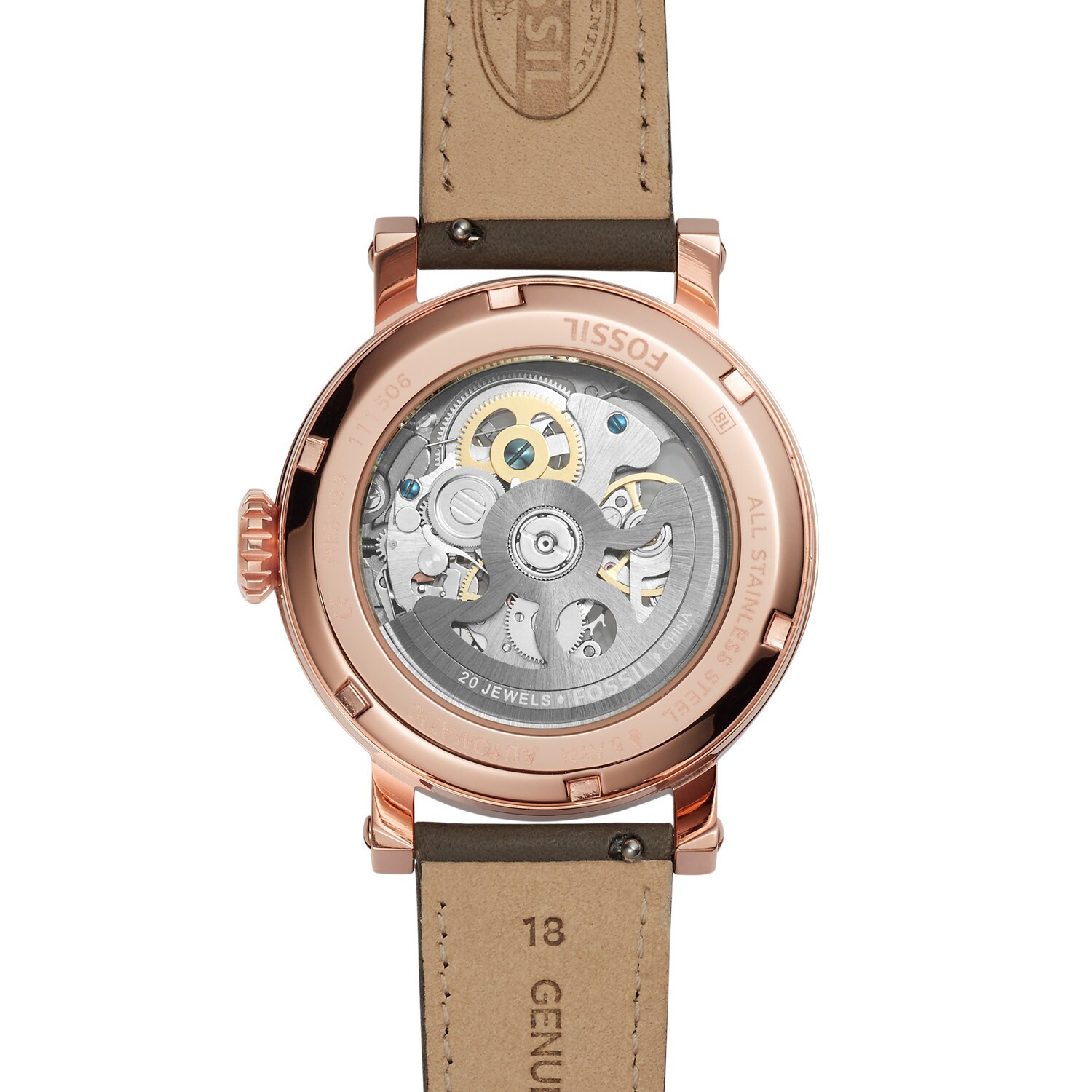 fossil boyfriend skeleton watch