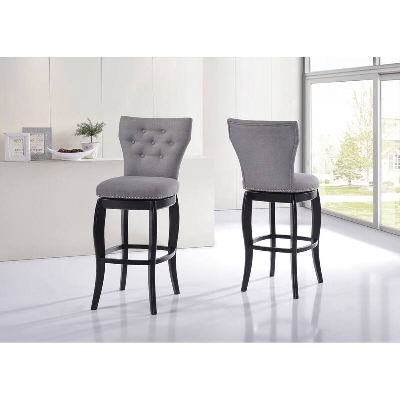 Traditional 30" Bar Stool by Baxton Studio