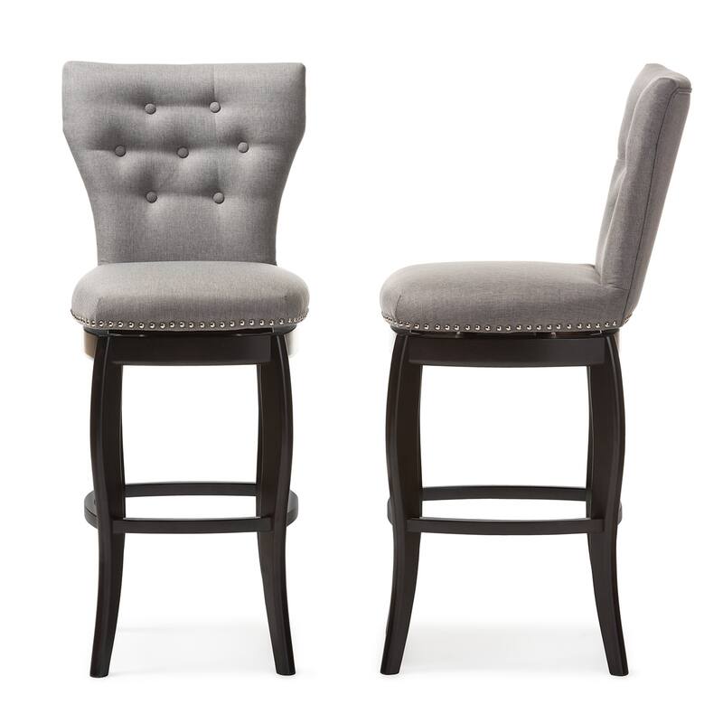 Traditional 30" Bar Stool by Baxton Studio