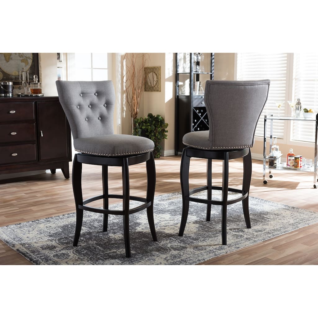 Traditional 30" Bar Stool by Baxton Studio