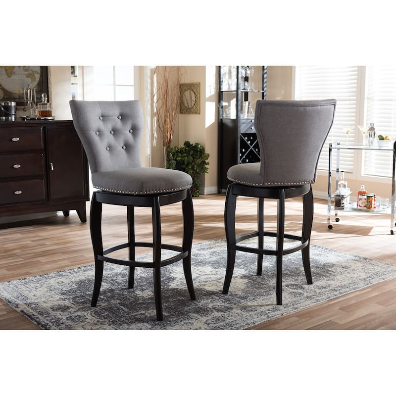 Traditional 30" Bar Stool by Baxton Studio