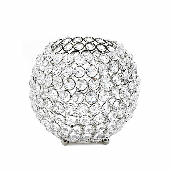 Sparkling Crystal Globe Candle Holder Free Shipping Today Sparkling Crystal Globe Candle Holder