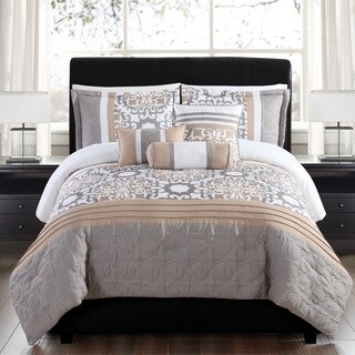 Santee Reversible 6-piece Comforter Set - Bed Bath & Beyond - 11045756