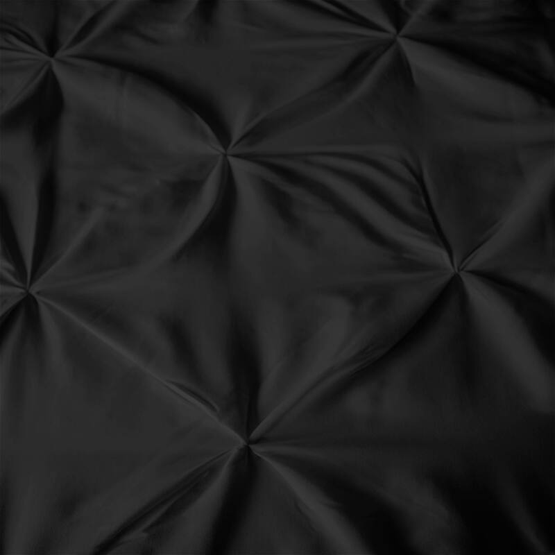 Kotter Home Pinch Pleat 3-piece Duvet Cover Set