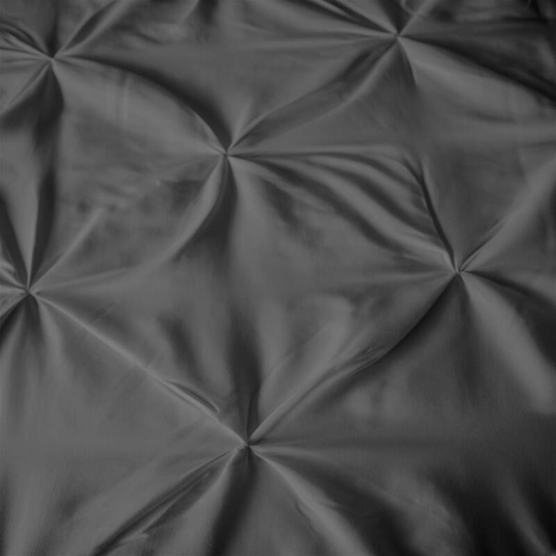 Kotter Home Pinch Pleat 3-piece Duvet Cover Set