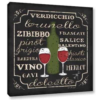 ArtWall Jennifer Pugh's Italian Wine, Gallery Wrapped Canvas