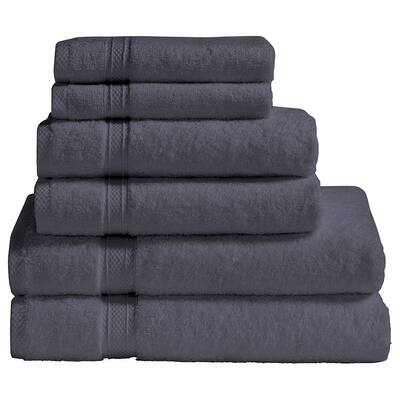 Vivendi 100-percent Premium Turkish Cotton 6-piece Towel Set
