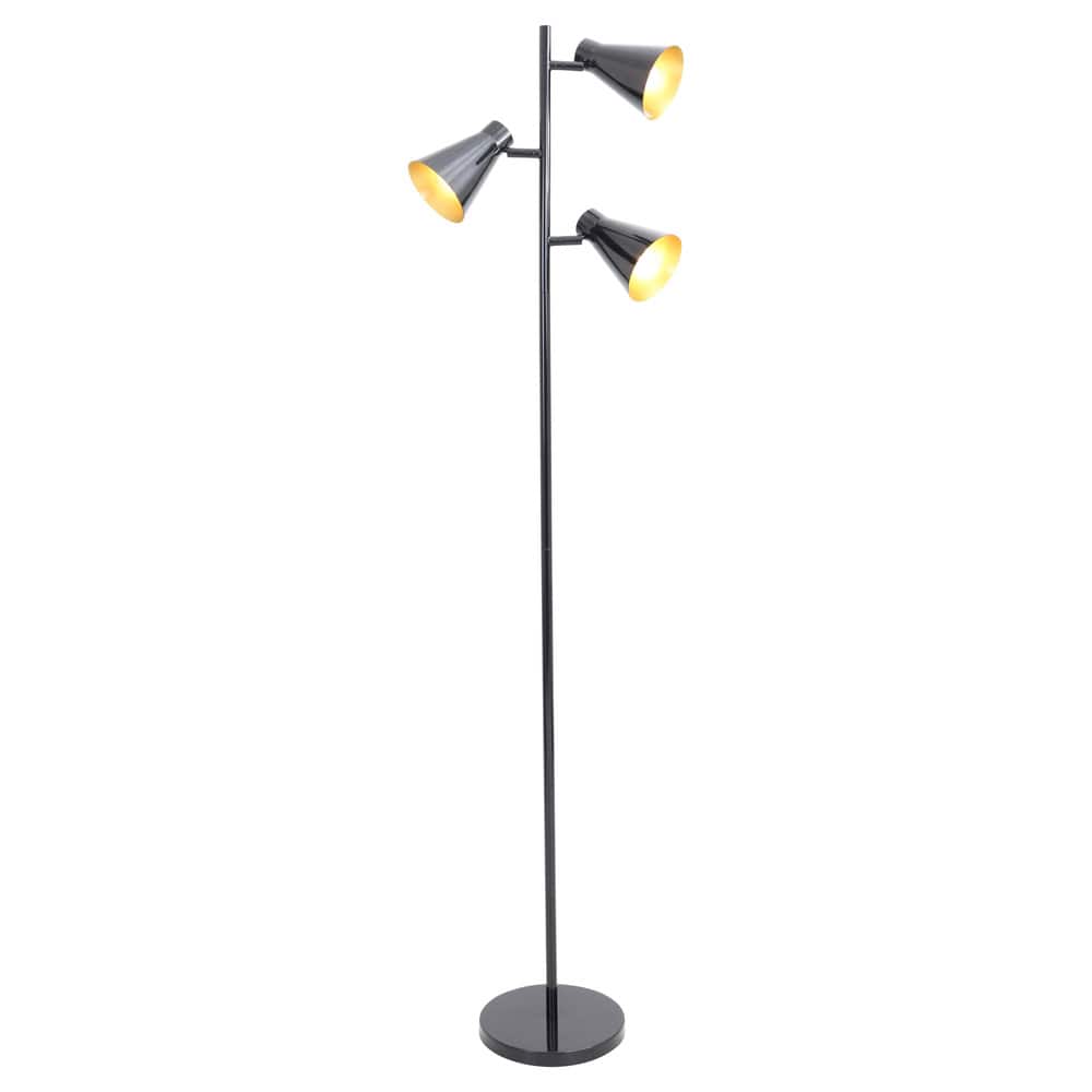 Tres Industrial Floor Lamp