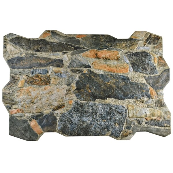 SomerTile 15.75x23.75-inch Ramble Mica Porcelain Floor and Wall Tile (30 tiles/78.05 sqft.)