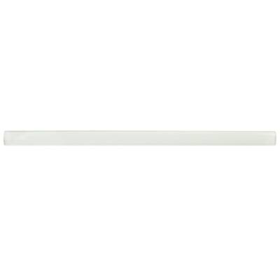 Merola Tile 0.625x11.75-inch Glasstella Pearl White Glass Over Porcelain Trim Wall Tile (12 tiles)