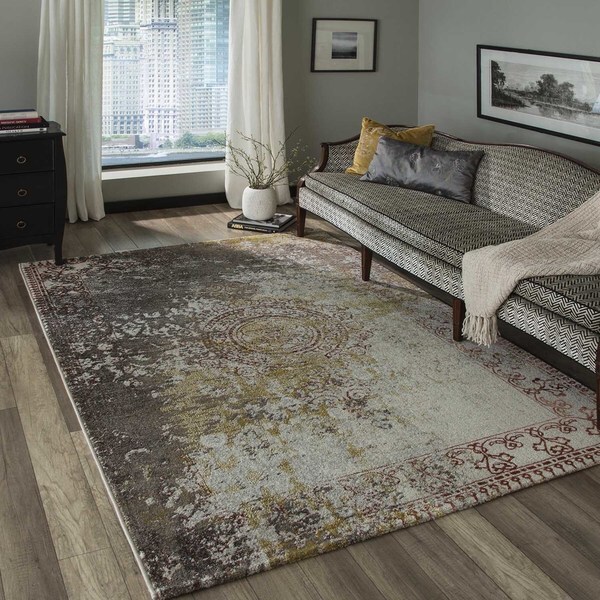 Momeni Luxe Rust Rug (7'10 X 9'10)