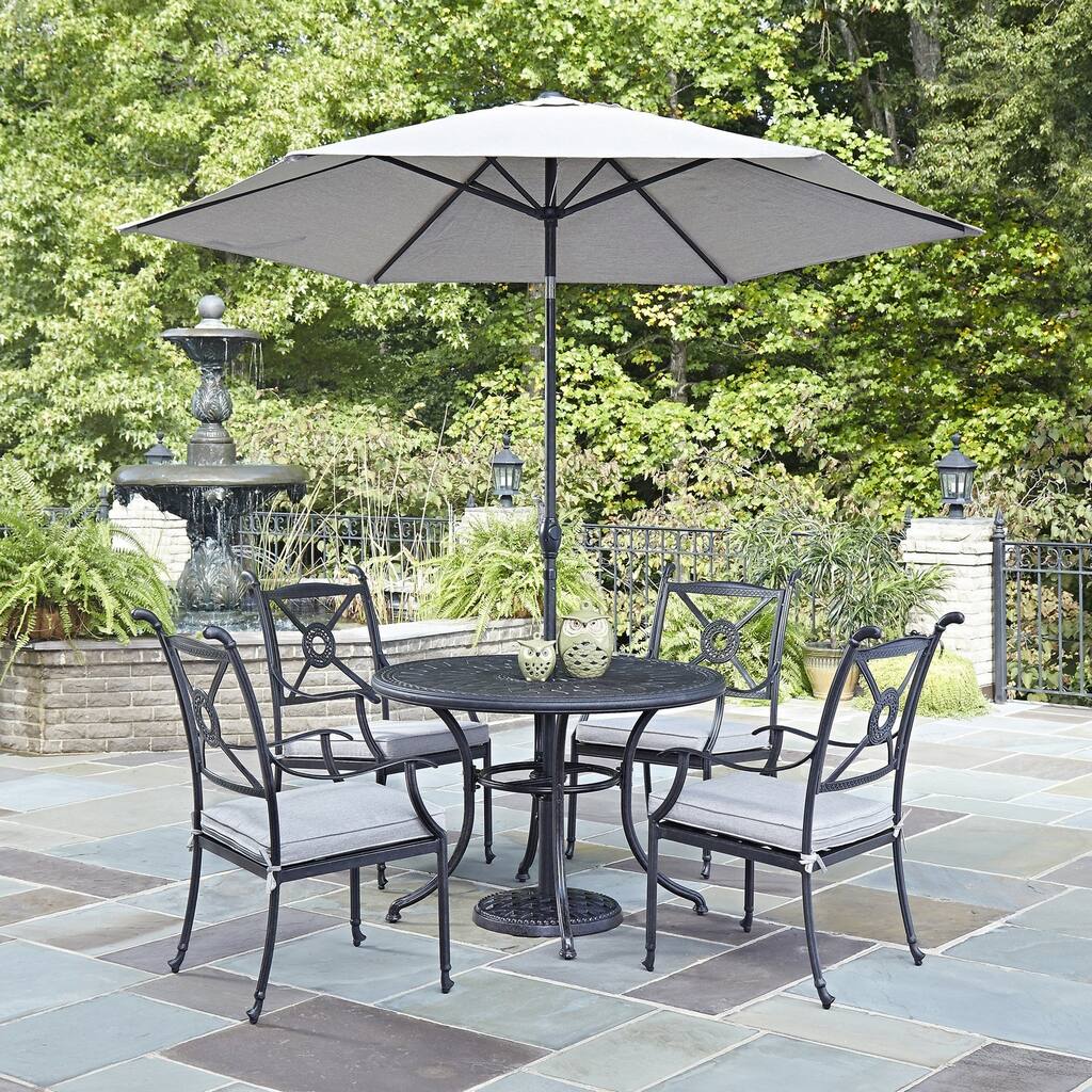 Athens 5-piece Dining Set with Arm Chairs by Home Styles