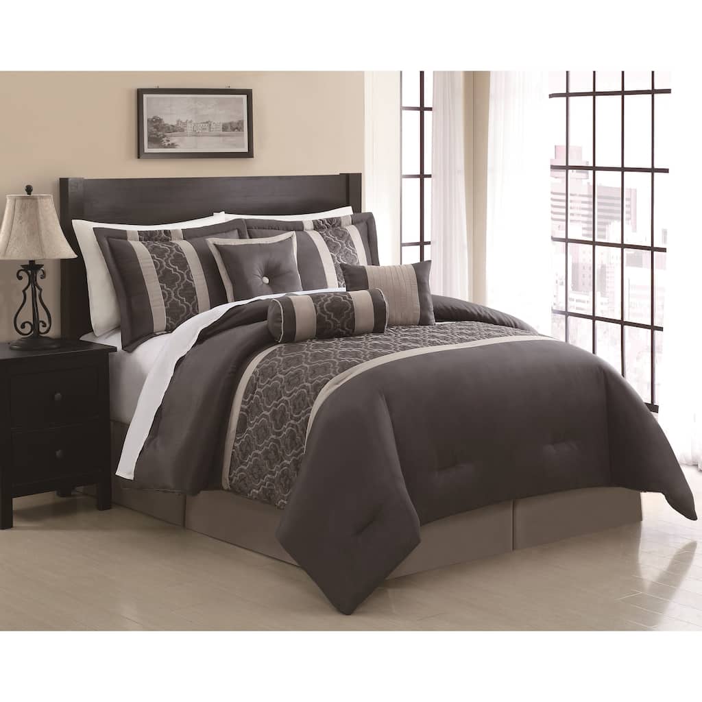Renee Embroidered 7-piece Comforter Set