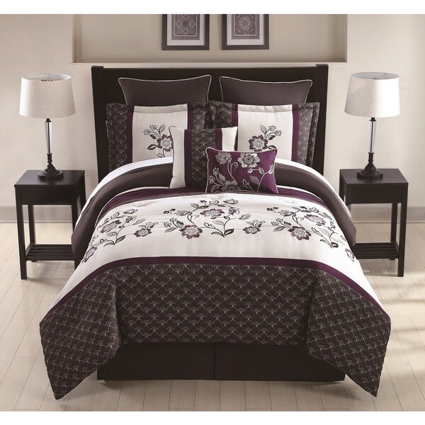 matilda 7 piece comforter set blu