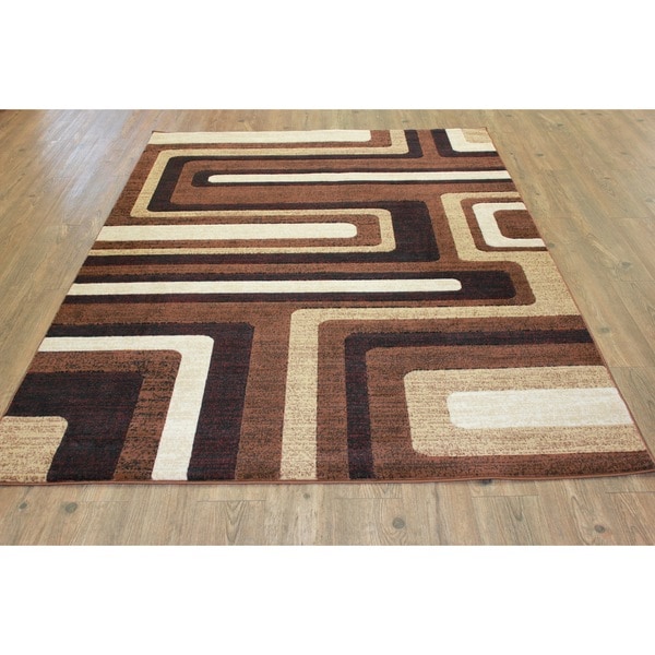 Multicolor Brown Beige Burgundy Black Area Rug 7 9 X 10 6 Multicolor Brown Beige Burgundy Black Area Rug 7 X27 9