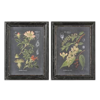 Midnight Botanicals Wall Art (Set of 2)