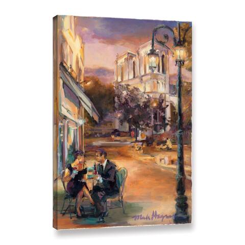 ArtWall Marilyn Hageman "Twilight Time in Paris" Gallery-Wrapped Canvas