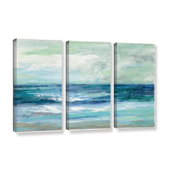 ArtWall Silvia Vassileva's Tide, 3 Piece Gallery Wrapped Canvas Set ...