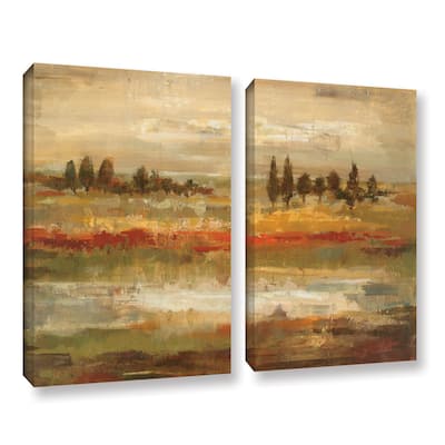 ArtWall Silvia Vassileva's Summer Fields, 2 Piece Gallery Wrapped Canvas Set - Multi