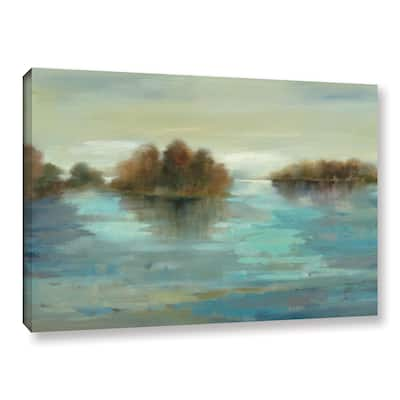 ArtWall Silvia Vassileva's Serenity On The River, Gallery Wrapped Canvas