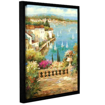 ArtWall Peter Bell's Ocean Garden, Gallery Wrapped Floater-framed Canvas