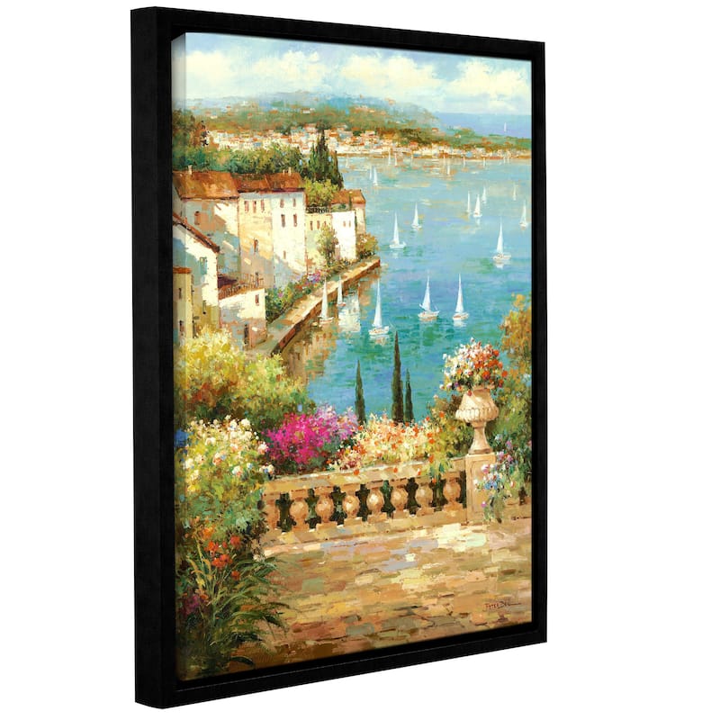 ArtWall Peter Bell's Ocean Garden, Gallery Wrapped Floater-framed Canvas - 18x24