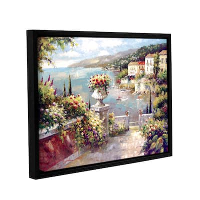 ArtWall Peter Bell's Capri Vista II, Gallery Wrapped Floater-framed Canvas