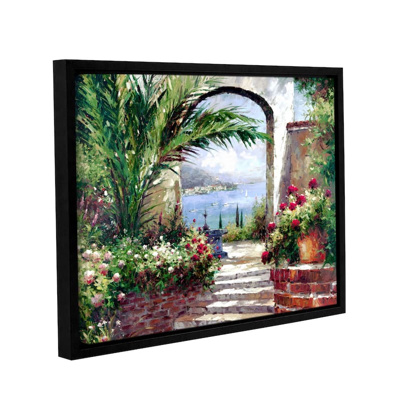 ArtWall Peter Bell's Rose Arch, Gallery Wrapped Floater-framed Canvas ...